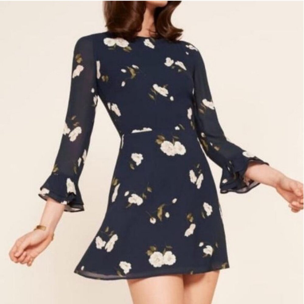 Reformation Finch Dress in Opaline size 2